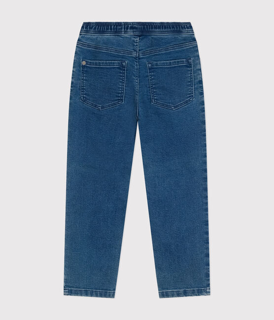 Pantalon regular en denim enfant garçon bleu BLEU DELAVE