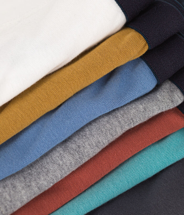 Lot de 7 boxers unis en coton enfant variante 1