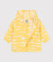 Coupe-vent bébé anti-UV en polyester, imprimé requin jaune ORGE/blanc MARSHMALLOW