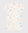 Pyjama short enfant en coton imprimé blanc MARSHMALLOW/blanc MULTICO