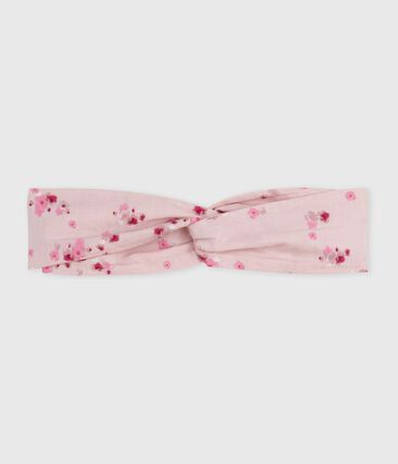 Bandeau bébé en popeline imprimé fleurs