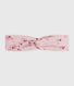 Bandeau bébé en popeline imprimé fleurs