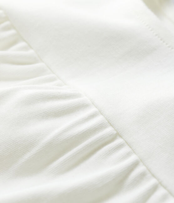 Blouse en coton bébé blanc MARSHMALLOW
