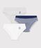 Lot de 3 slips en coton multicouleur