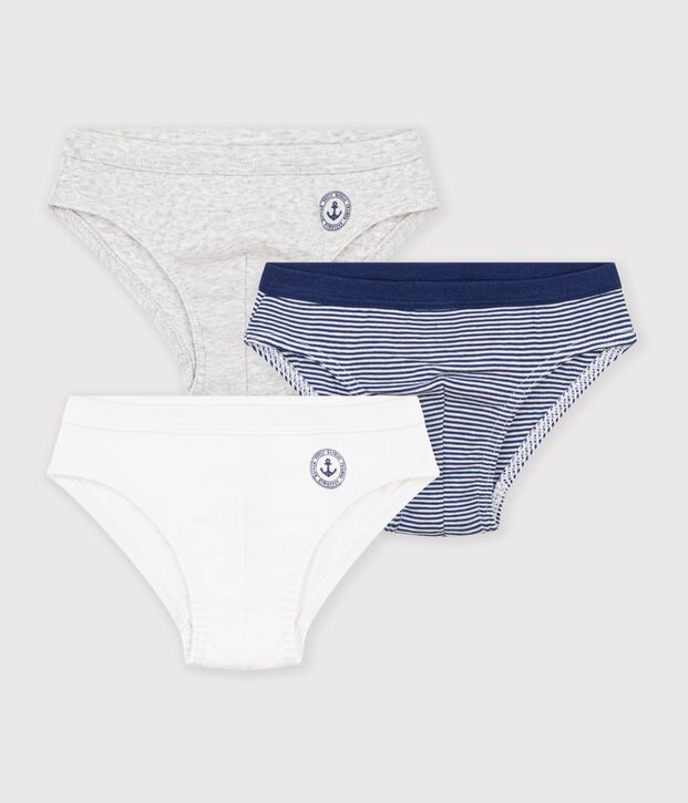 Lot de 3 slips en coton multicouleur
