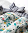 Pantalon bébé fille en molleton imprimé gris BELUGA/blanc MULTICO CN
