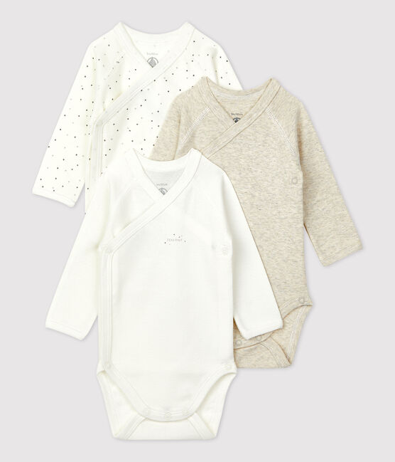 Lot de 3 bodies bébé en coton biologique variante 1
