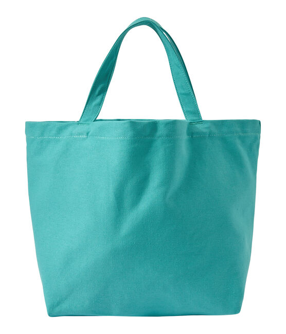 Tote bag fille en toile vert VERDE
