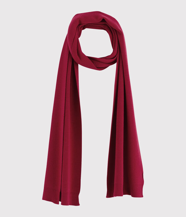 Echarpe en laine Femme rouge