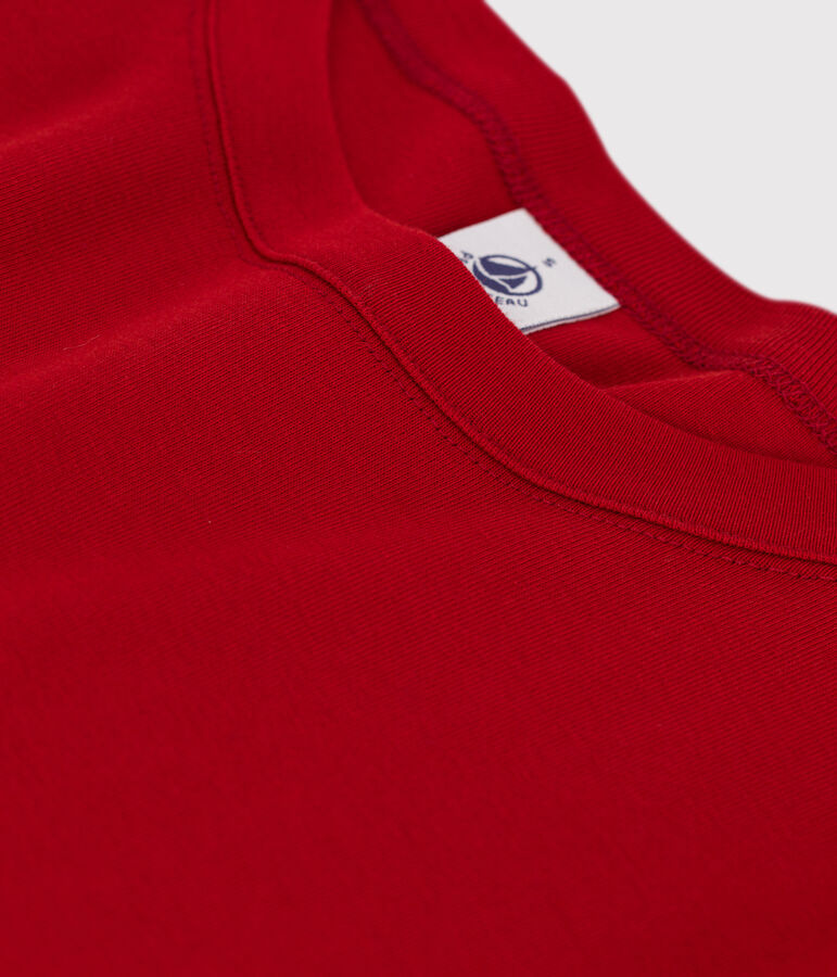 Tee-shirt L'ICONIQUE col rond en coton Femme rouge