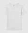 Tee-shirt L'ICONIQUE col rond en coton Femme gris BELUGA CHINE