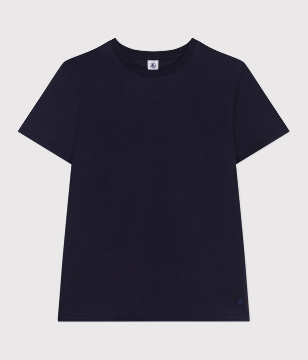 Tee-shirt Femme Le Droit en coton uni bleu