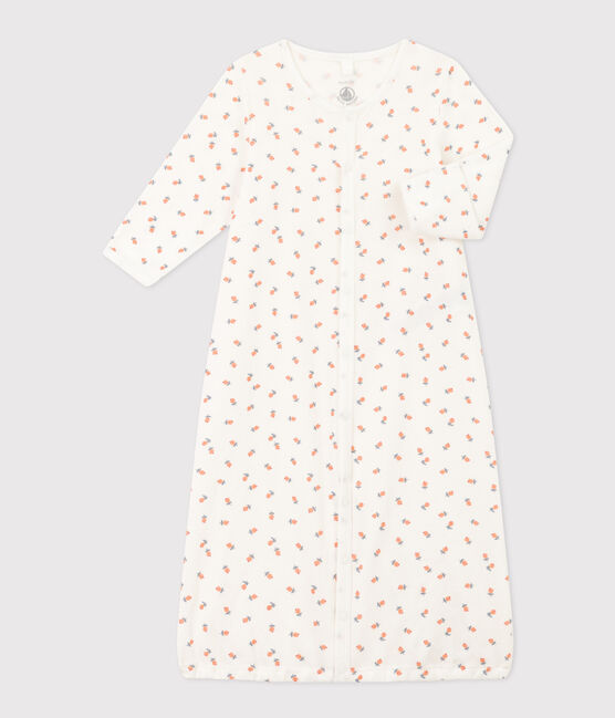 Combisac imprimé en coton blanc MARSHMALLOW/blanc MULTICO