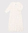Combisac imprimé en coton blanc MARSHMALLOW/blanc MULTICO