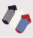 3 PAIRES DE CHAUSSETTES ENFANT EN COTON A RAYURES