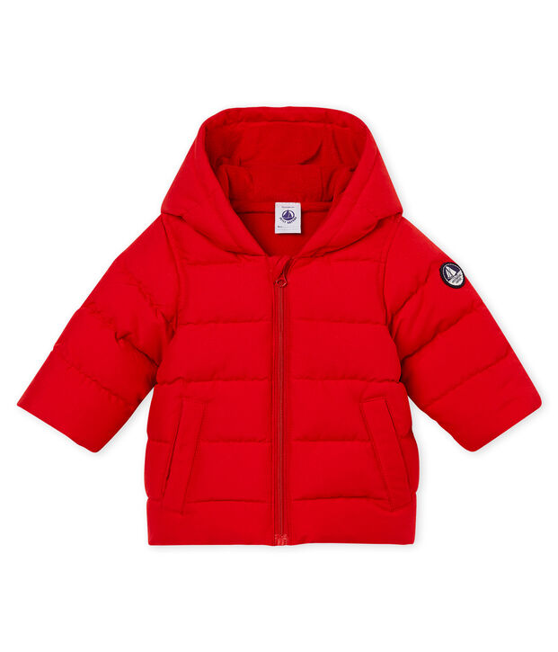 Doudoune microfibre b&eacute;b&eacute; gar&ccedil;on rouge