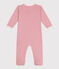 Pyjama bébé en coton uni rose CHARME
