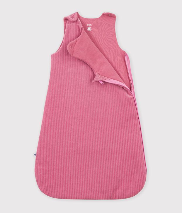 Gigoteuse b&eacute;b&eacute; en velours uni TOG 3 rose