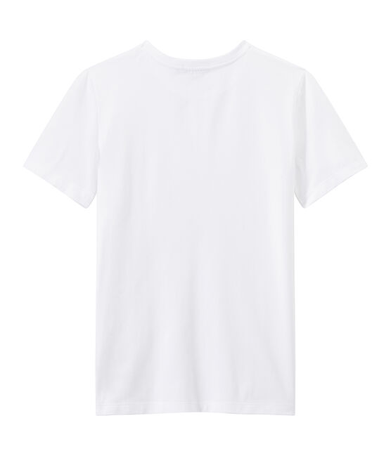 T-shirt femme INDISPENSABLE en jersey fin blanc ECUME