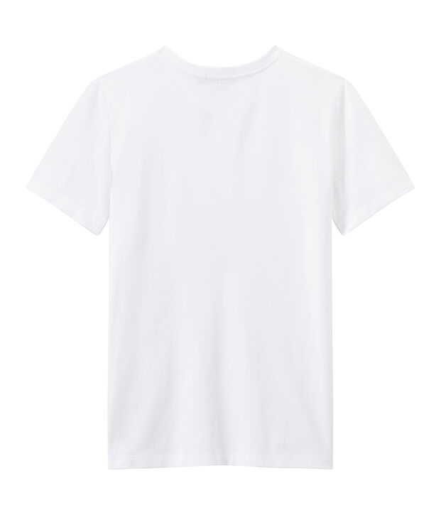 T-shirt femme INDISPENSABLE en jersey fin blanc