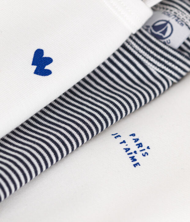 Lot de 3 bodies manches longues en coton b&eacute;b&eacute; multicouleur