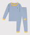Pyjama en coton rayé enfant bleu BEACH/ MARSHMALLOW