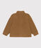 Veste en sherpa recyclée enfant fille / garçon marron BRINDILLE