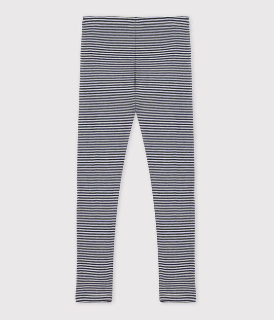 Legging en tubique enfant fille bleu MEDIEVAL/ MONTELIMAR