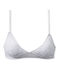 Soutien gorge fille à pois gris POUSSIERE/blanc LAIT