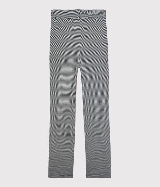 Pantalon en coton BIO Femme bleu/blanc