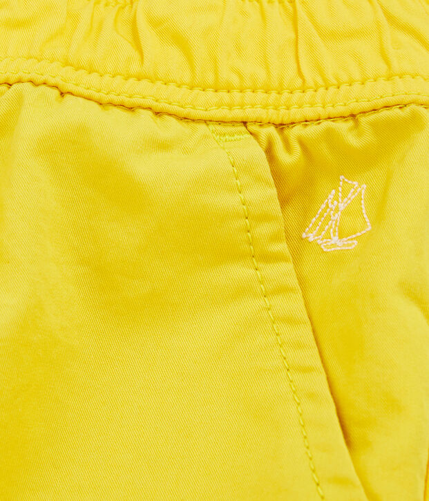 Pantalon enfant gar&ccedil;on jaune