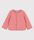 Cardigan en tubique matelassé bébé