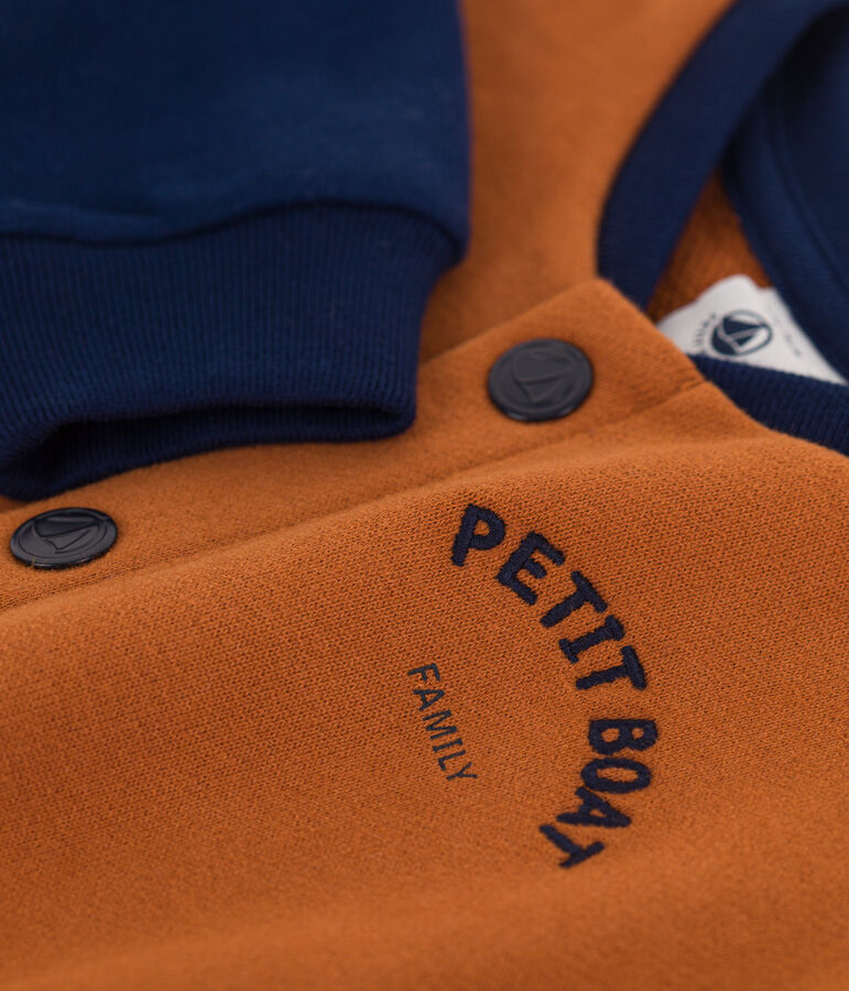 Teddy b&eacute;b&eacute; en molleton marron ECUREUIL/ MEDIEVAL