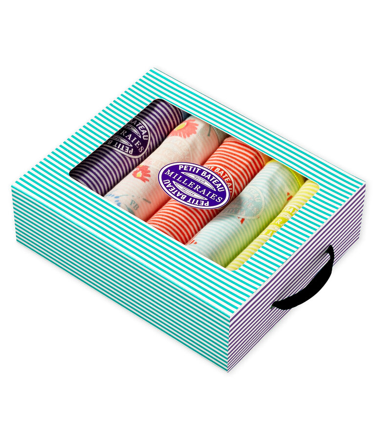 Semainier 5 culottes femme multicouleur