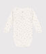 Body croisé manches longues en coton bébé