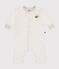 Combinaison longue en molleton doux et chaud bébé beige MONTELIMAR CHINE
