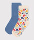 2 paires de chaussettes en coton Petit Bateau enfant