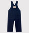 Salopette en molleton denim bébé bleu JEAN