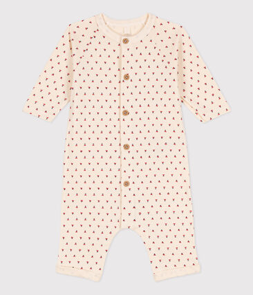 Combinaison longue imprimée bébé en tubique en coton
