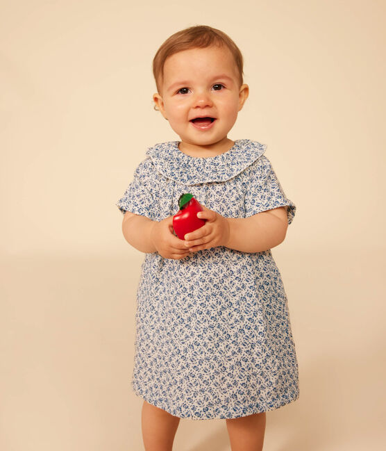 Robe manches courtes et bloomer en gaze de coton bébé AVALANCHE/ INCOGNITO