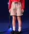 Short en velours enfant fille HUITRE