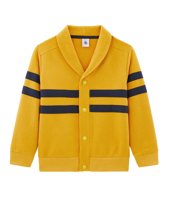 Cardigan enfant garçon jaune BOUDOR