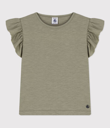 Tee-shirt manches courtes en coton enfant fille