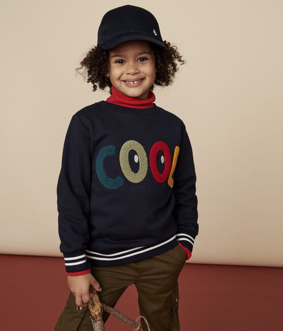Casquette  enfant fille-garçon bleu SMOKING