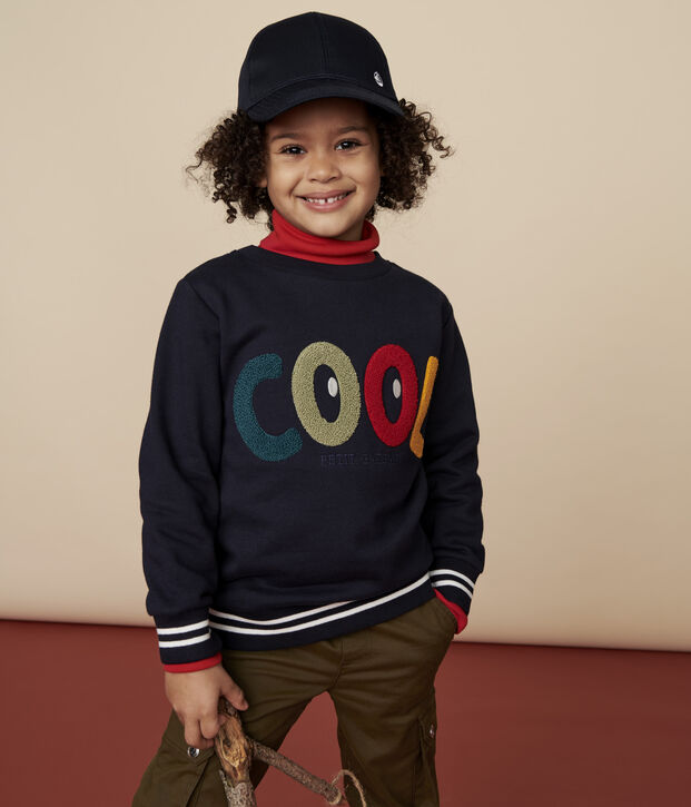 Casquette  enfant fille-gar&ccedil;on bleu marine