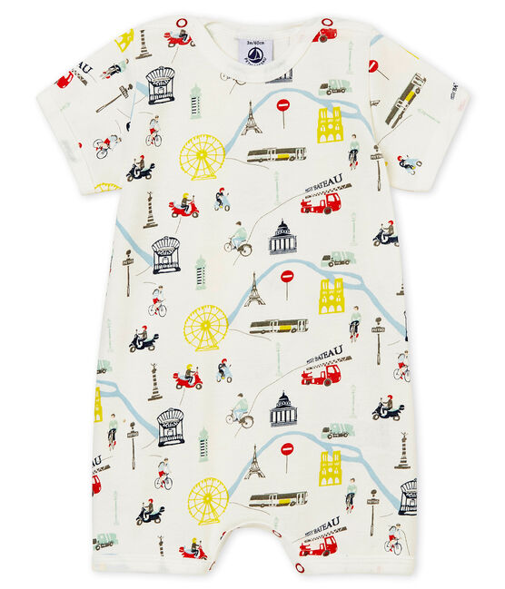 Combicourt Bebe Garcon Marshmallow Multico Petit Bateau Combicourt Bebe Garcon Marshmallow Multico Petit Bateau