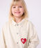 Veste en jean enfant uni écru MILK