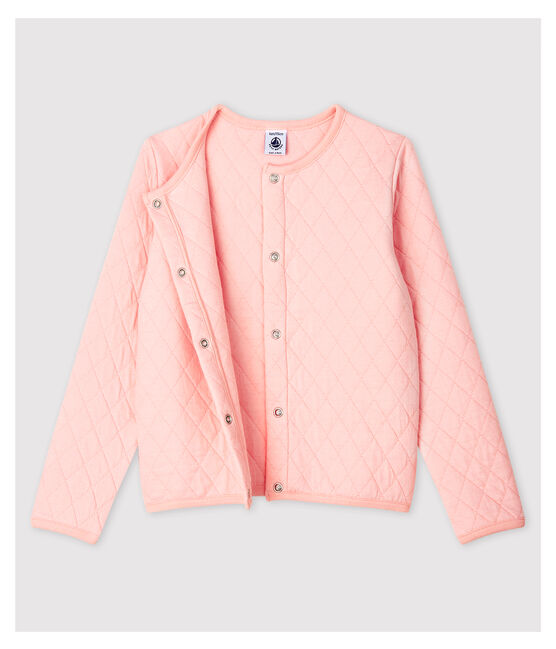 Cardigan en tubique enfant Fille rose MINOIS