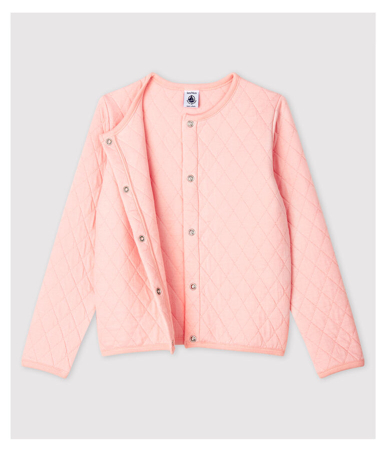 Cardigan en tubique enfant Fille rose MINOIS