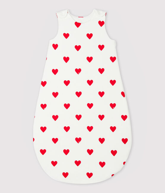 GIGOTEUSE CŒUR BÉBÉ EN COTON TOG 2 blanc MARSHMALLOW/rouge TERKUIT